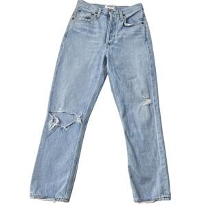Agolde Vintage Blue Straight Leg Jeans